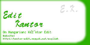 edit kantor business card